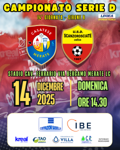 Verso la 16ª Giornata di Serie D